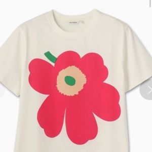 Marimekko Vaikutus T-Shirt with Unikko print, S